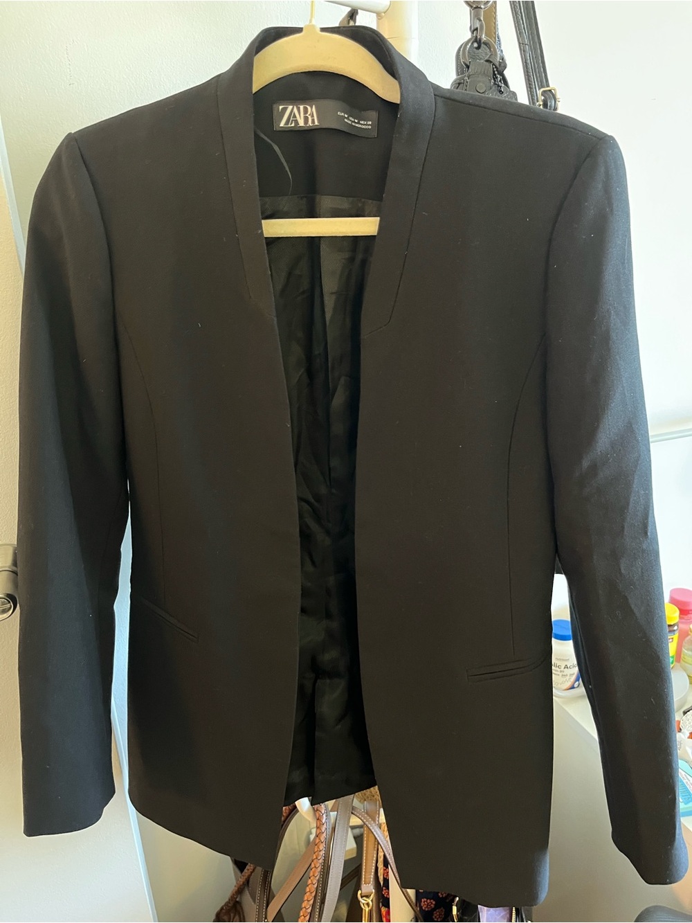 ZARA Black Shawl Collar Blazer